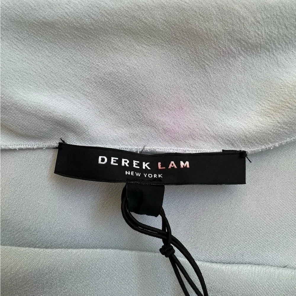 Derek Lam 100% Silk Cowl Neck Blouse Cami Top Sz 10 NWT Quiet Luxury Minimalist - Picture 8 of 11
